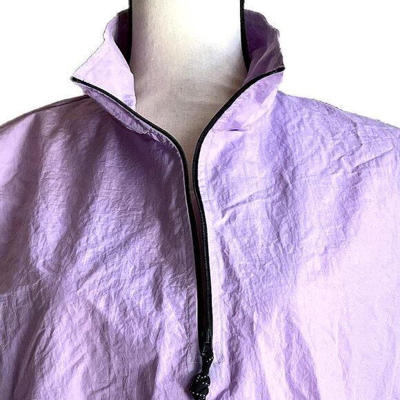 ASOS Women’s Purple Lavender Jacket Windbreaker Half Zip Size 14 - Picture 1 of 10